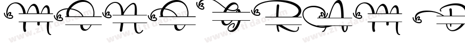 MONOGRAM D字体转换